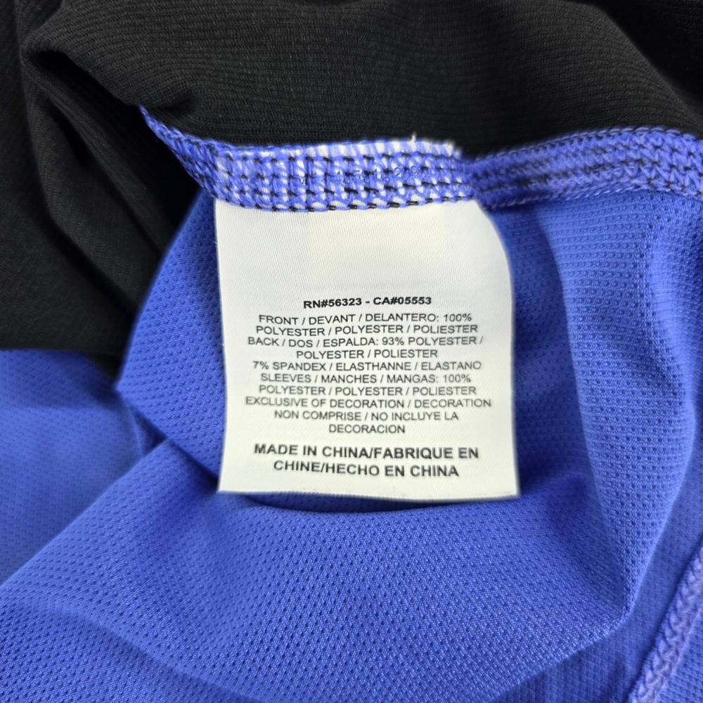 Nike Golf Tour Performance Dri Fit Polo Shirt Men's XL Blue Colorblock Pocket - Picture 6 of 12